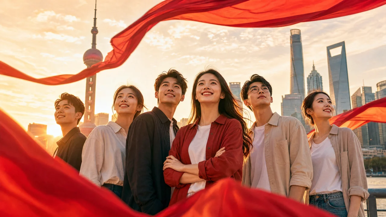 中国青年朝气桌面壁纸