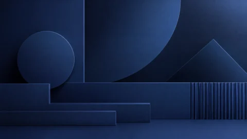 单色几何极简桌面壁纸
