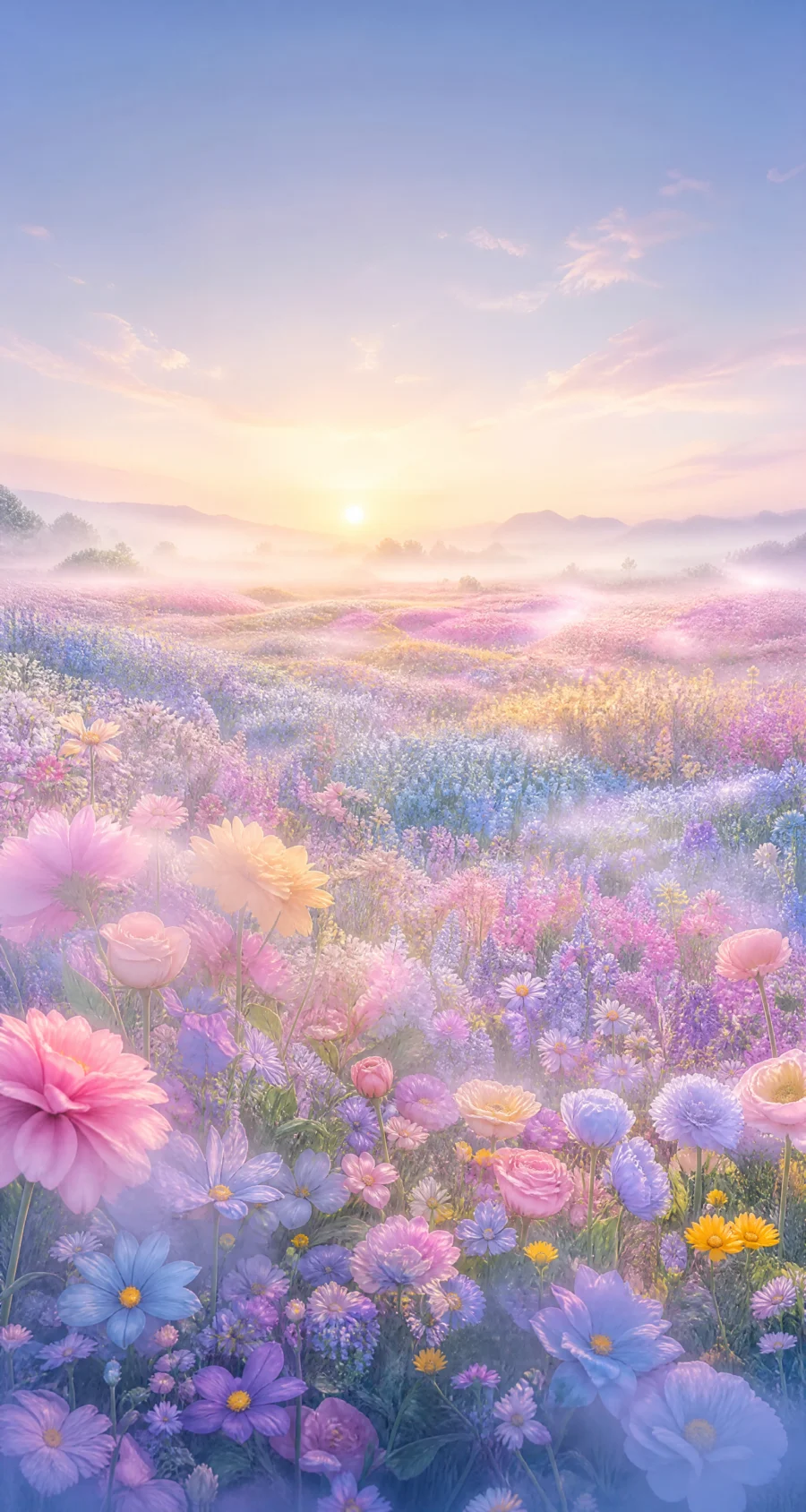 梦幻花海平板壁纸