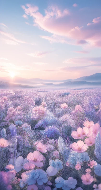 梦幻花海平板壁纸