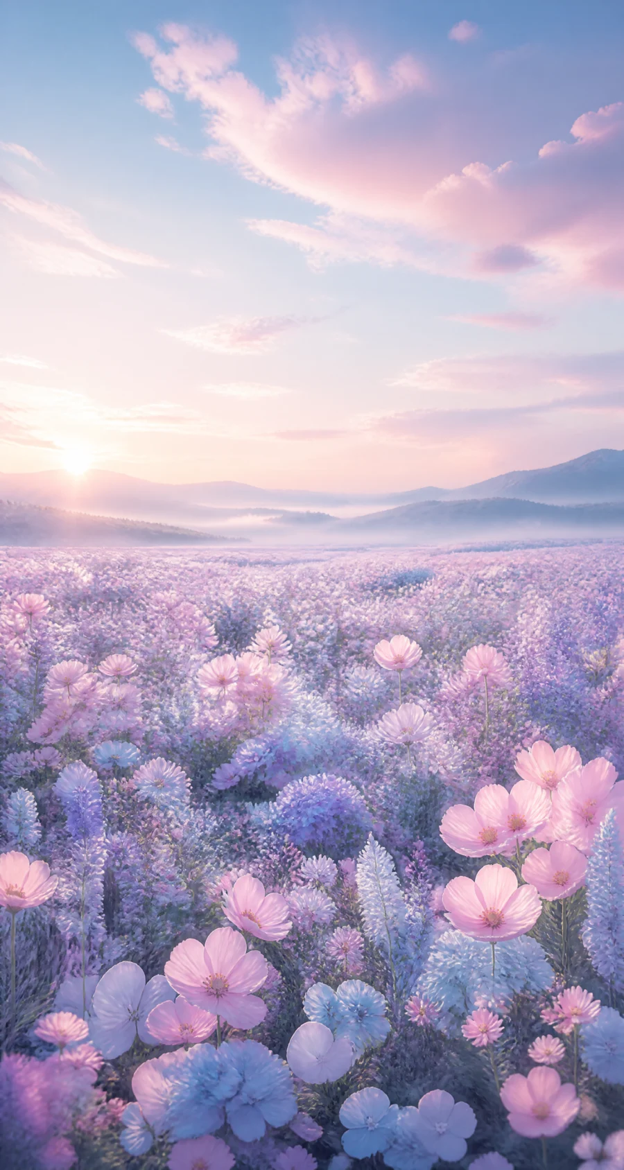 梦幻花海平板壁纸