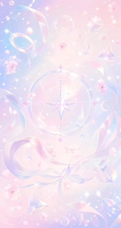 梦幻二次元元素平板壁纸