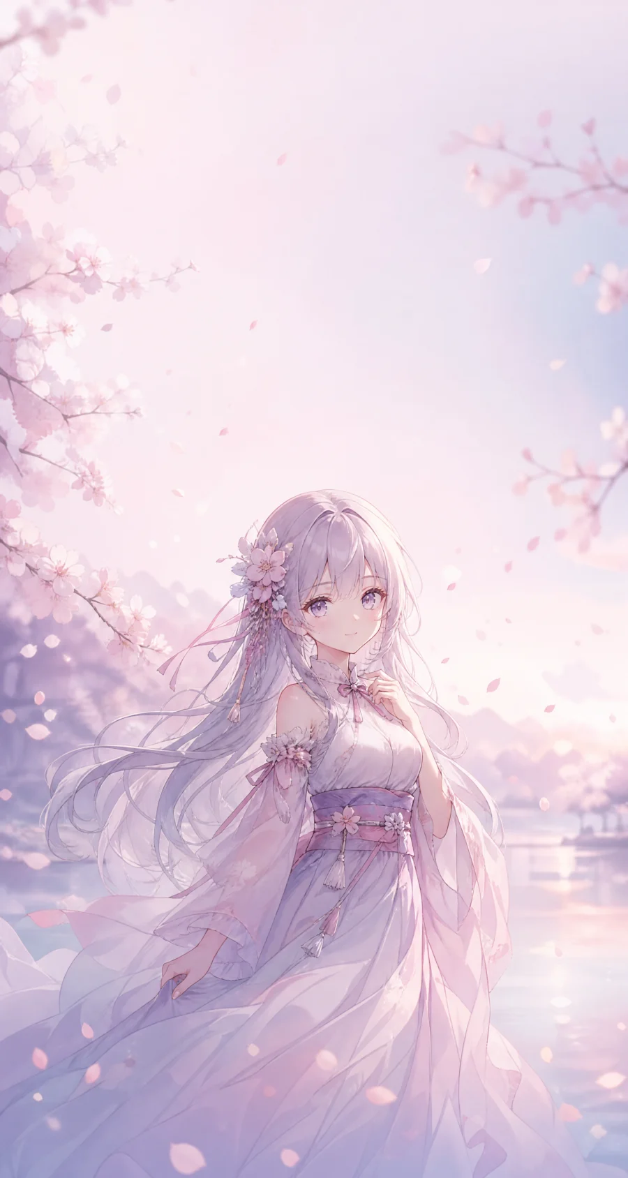 梦幻二次元少女平板壁纸