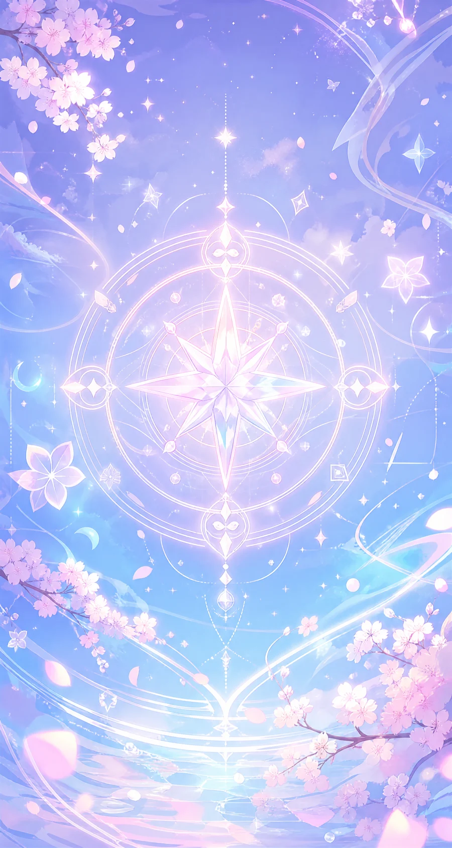 梦幻二次元元素平板壁纸