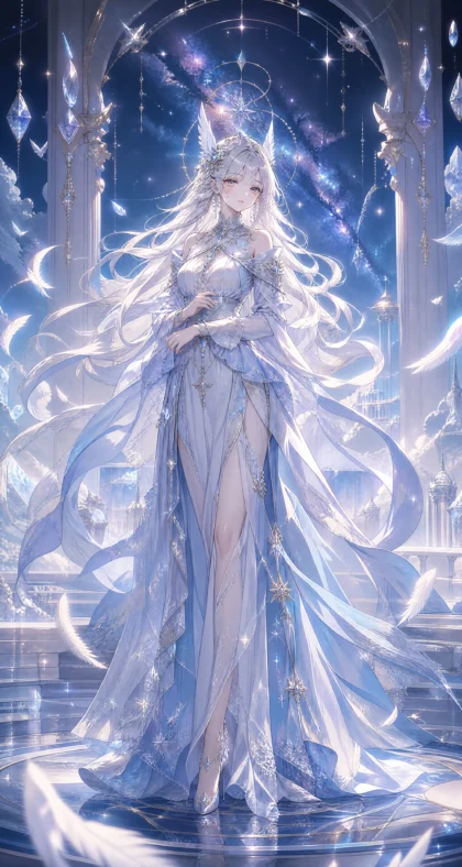 梦幻二次元女神平板壁纸