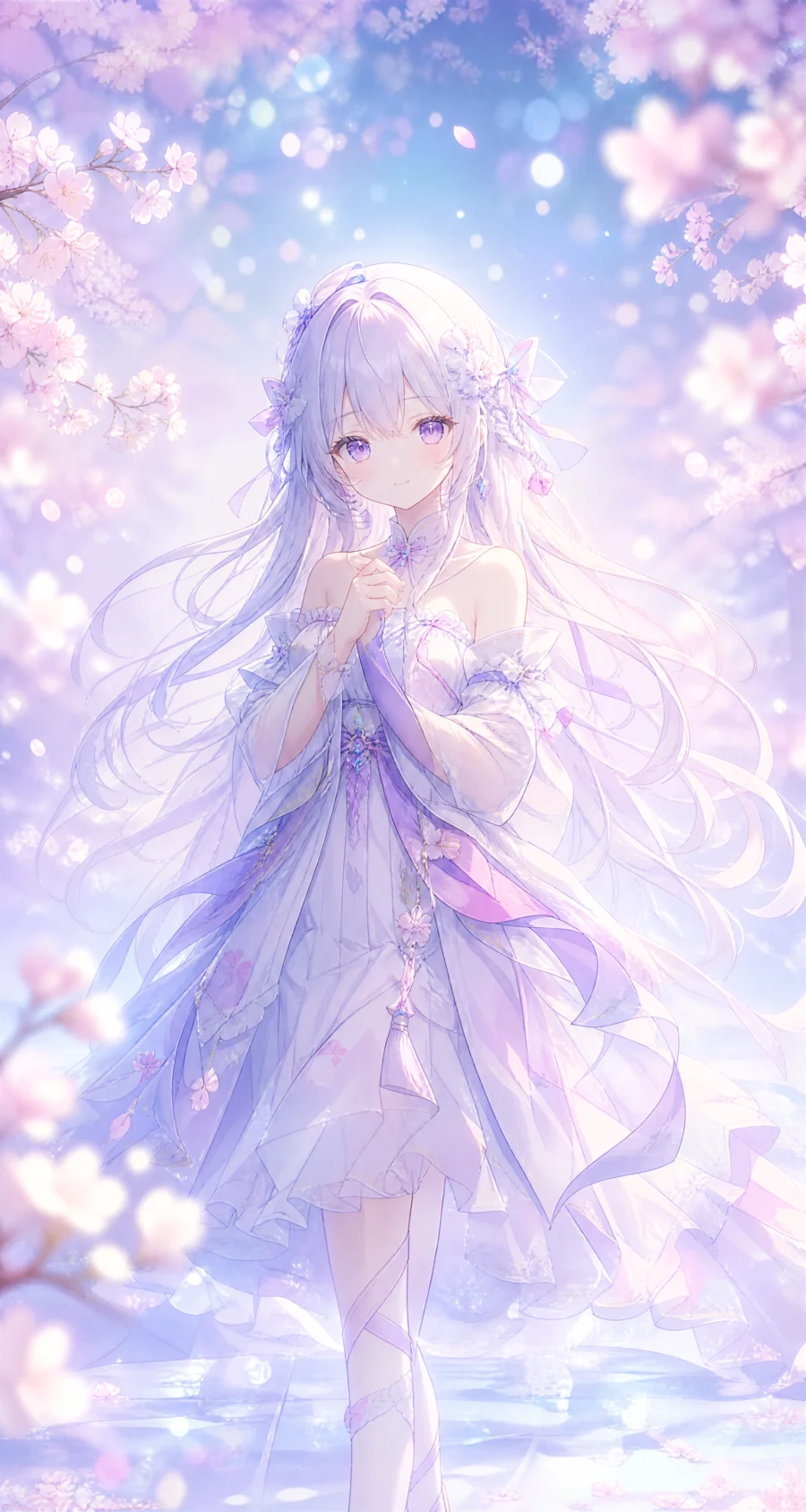 梦幻二次元美少女平板壁纸