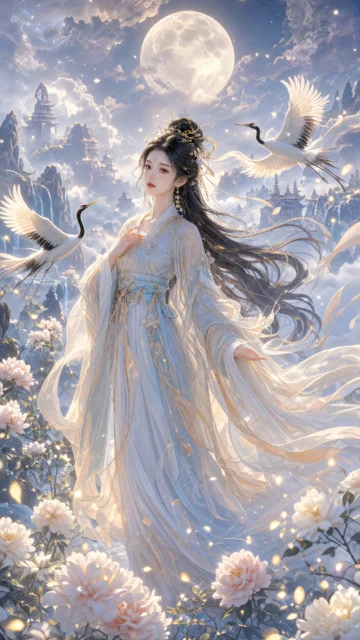 仙域美女梦幻手机壁纸