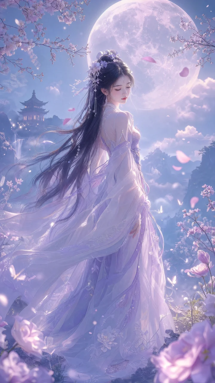 仙姿少女梦幻手机壁纸