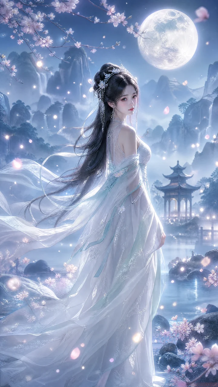 仙气美女唯美手机壁纸