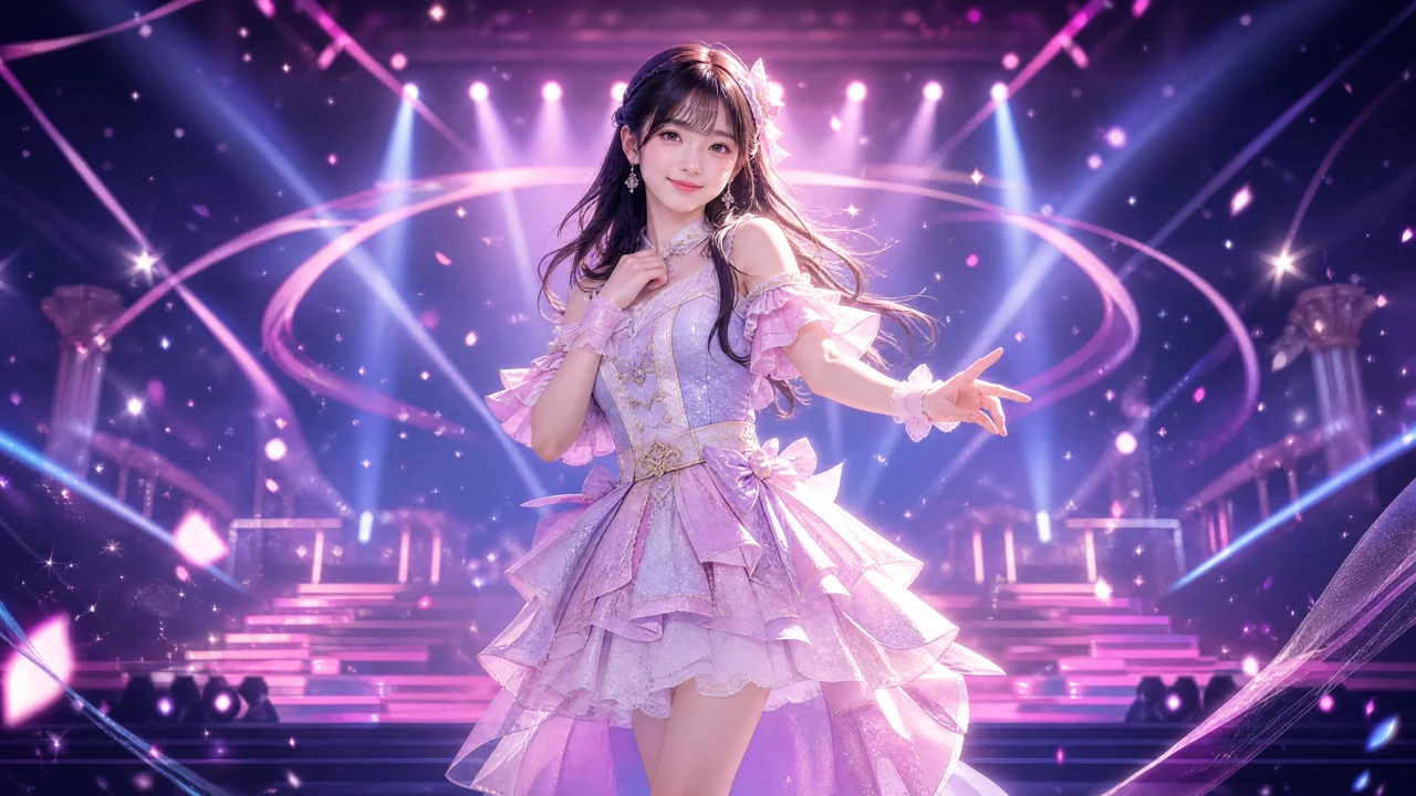 梦幻舞台偶像女孩桌面壁纸