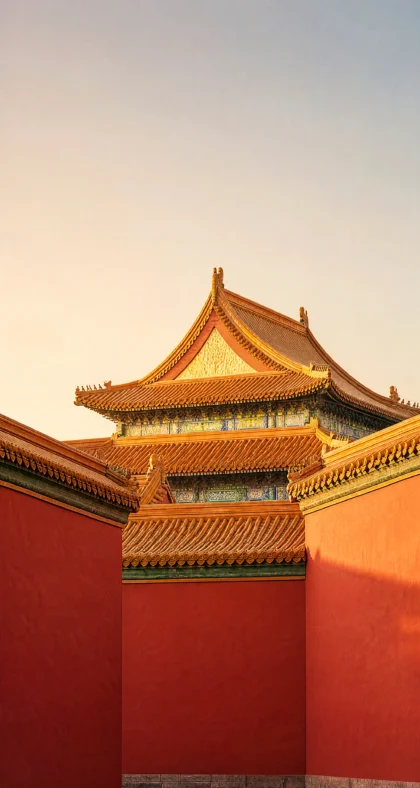 红墙金瓦古韵平板壁纸
