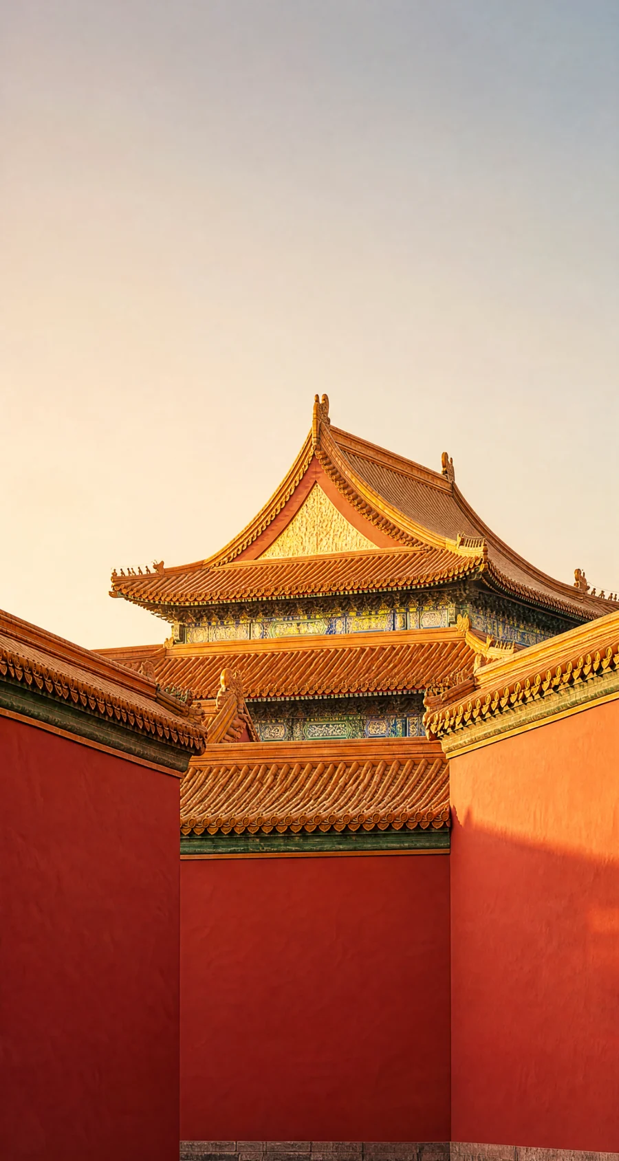红墙金瓦古韵平板壁纸