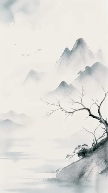 写意水墨意境手机壁纸