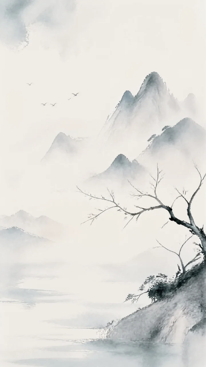 写意水墨意境手机壁纸