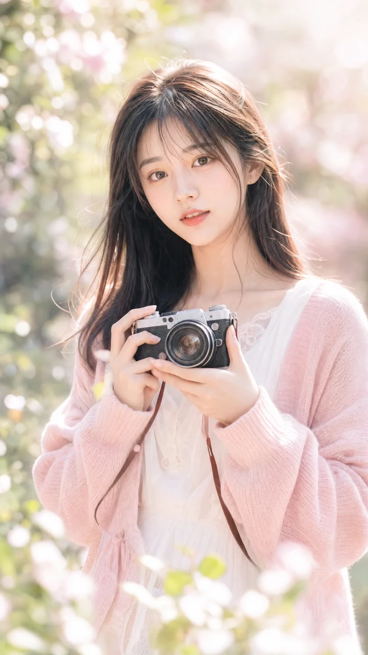 写真少女清新手机壁纸