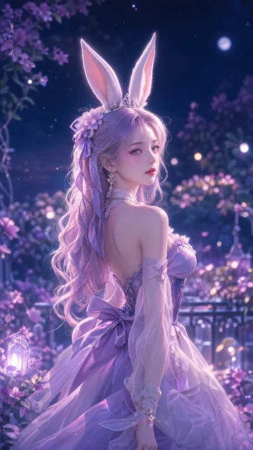梦幻兔女郎手机壁纸