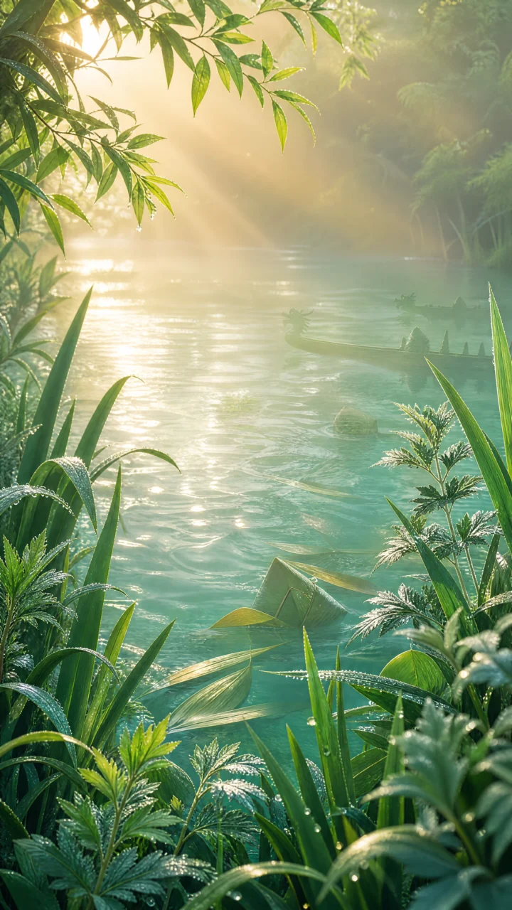五月初五端午清韵手机壁纸