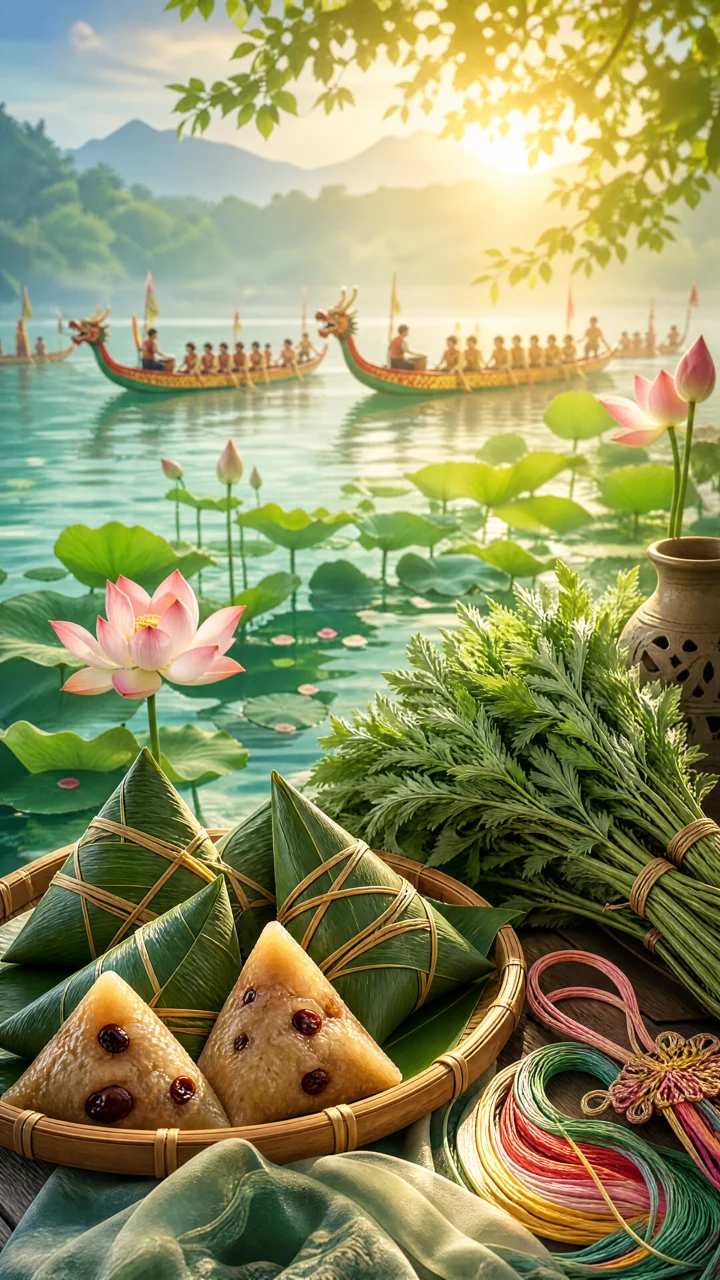夏日端午清新手机壁纸