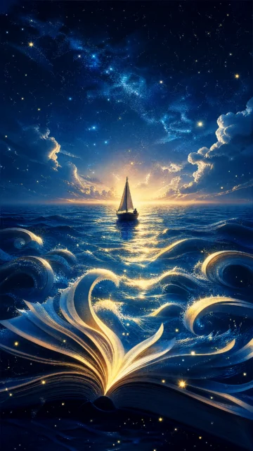 学海逐梦星光壁纸