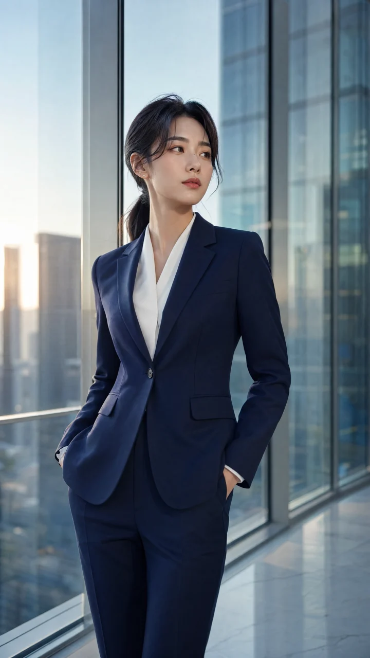 职场制服都市质感手机壁纸