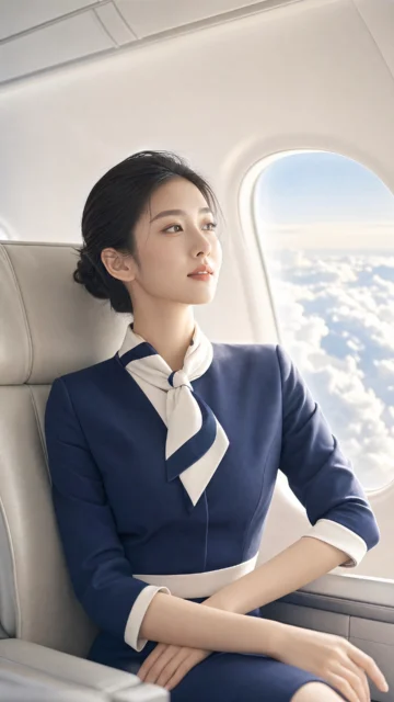 空乘风格优雅手机壁纸