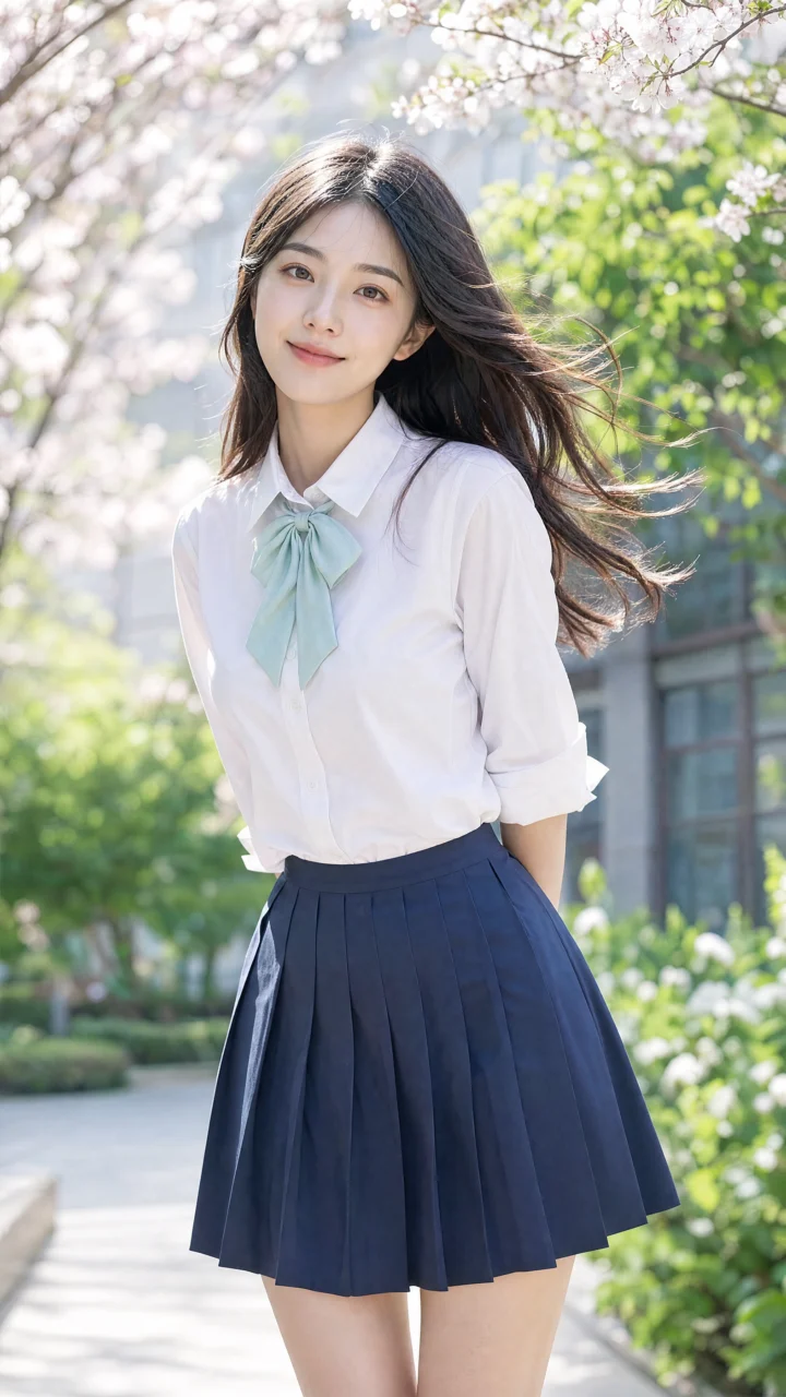 清新制服手机壁纸