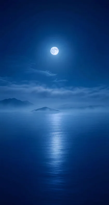 宁静蓝调平板壁纸