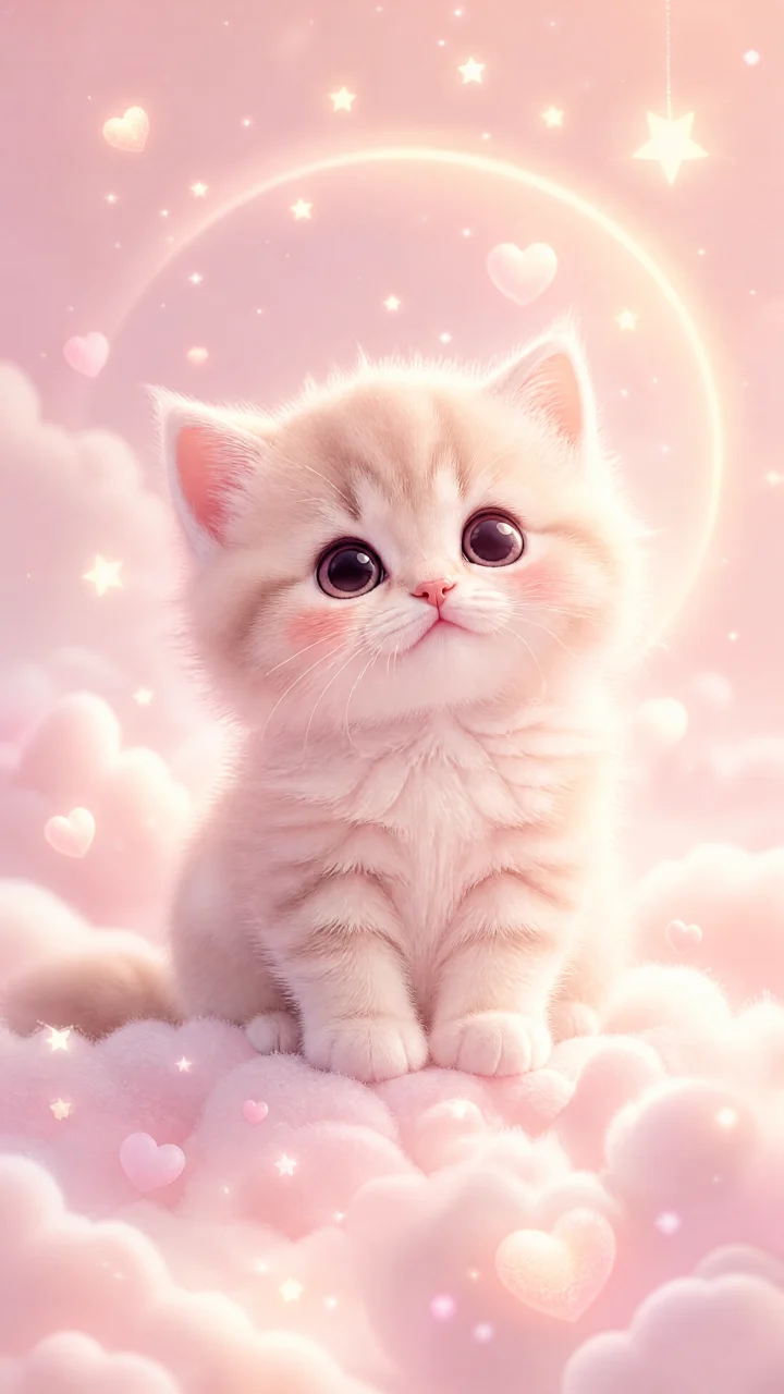 可爱猫咪治愈系手机壁纸