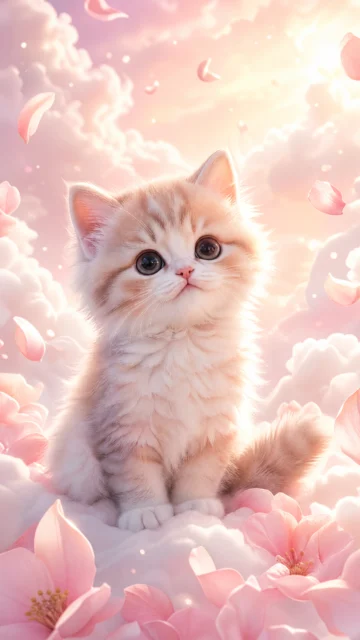可爱猫咪治愈手机壁纸