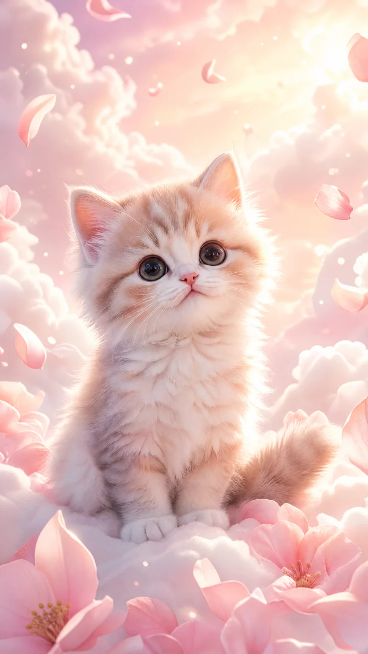 可爱猫咪治愈手机壁纸