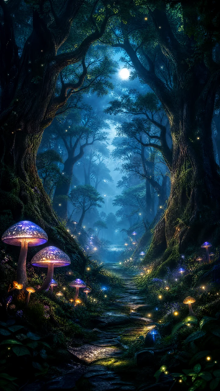 魔法森林梦境手机壁纸