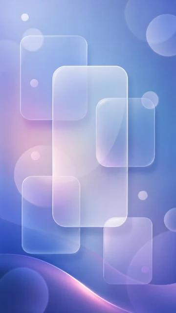 玻璃拟态渐变手机壁纸