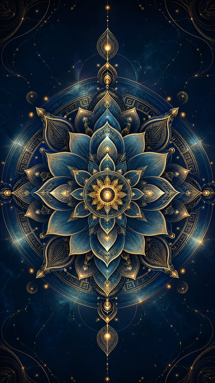 曼陀罗图腾手机壁纸