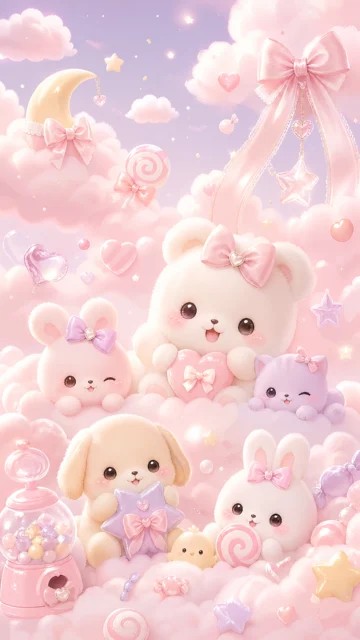 卡哇伊甜心治愈手机壁纸
