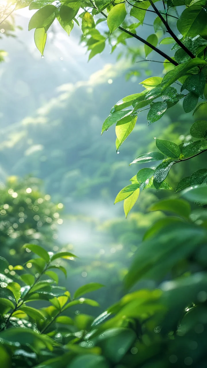 绿色自然风清新手机壁纸