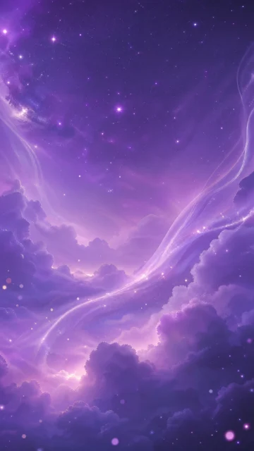 紫色梦幻风手机壁纸