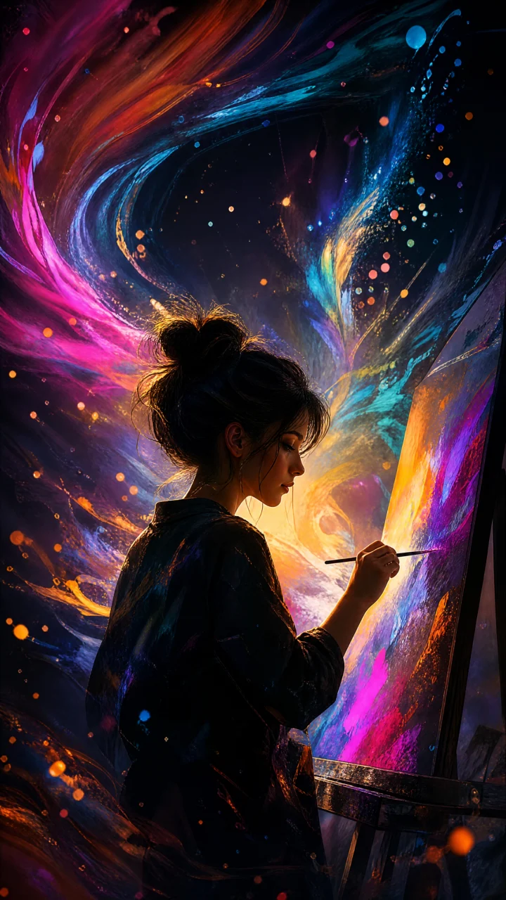 灵感幻彩创作壁纸