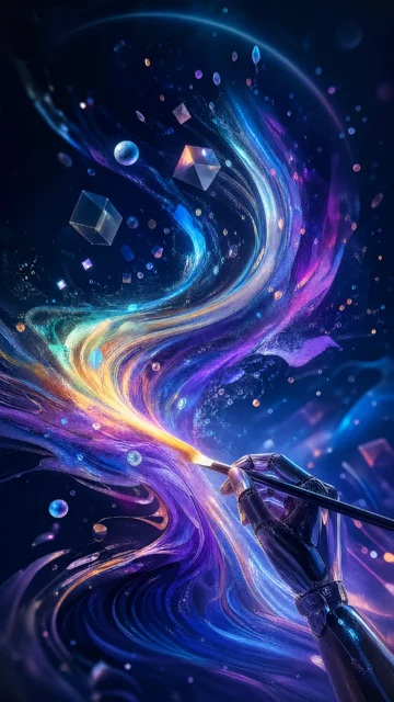 灵感流光艺术壁纸