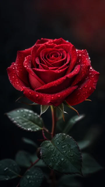 红玫瑰浪漫手机壁纸
