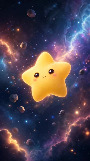 太空萌星手机壁纸