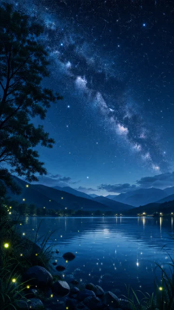 夏夜星空手机壁纸