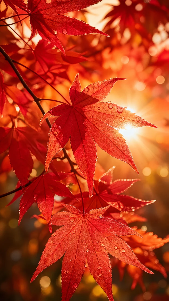 秋日红枫手机壁纸