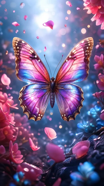 梦幻蝴蝶手机壁纸