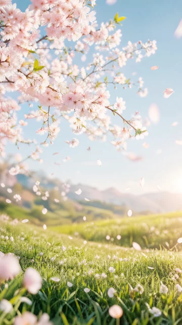 春风拂樱手机壁纸