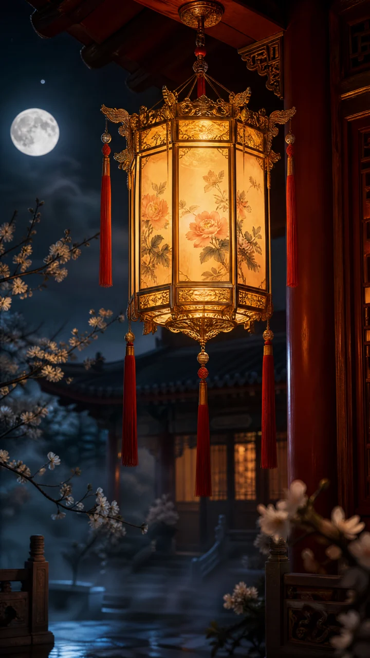 宫灯雅韵手机壁纸