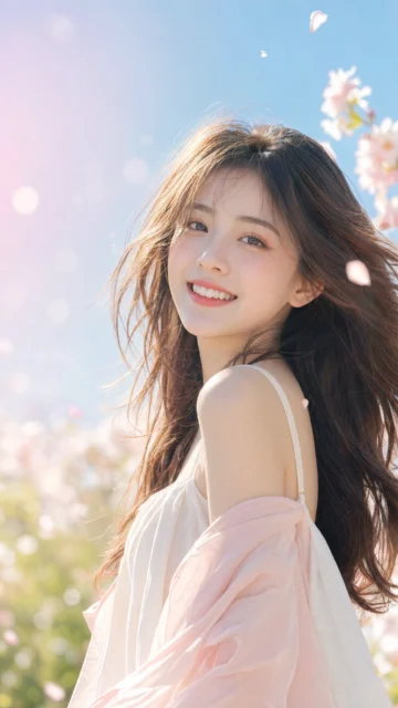 元气美女清新手机壁纸