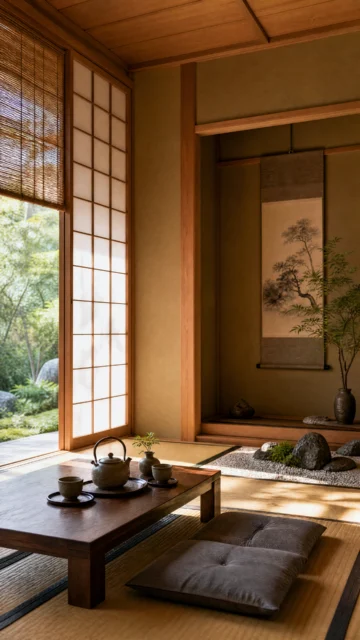 茶室禅风手机壁纸