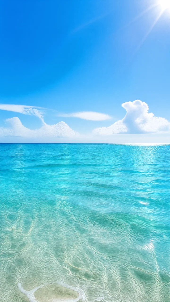 蓝天碧海清新手机壁纸