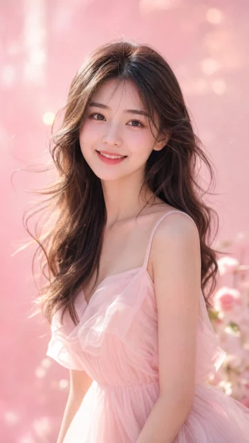 甜美写真手机壁纸