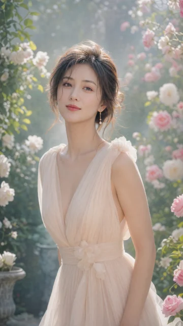 优雅美女柔光手机壁纸